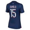 Maillot de Supporter Paris Saint-Germain 2023-24 Danilo 15 Domicile Pour Femme